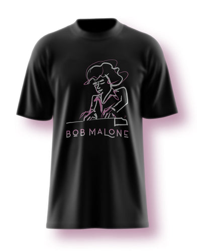 The Bob Malone T-Shirt - Unisex, Black