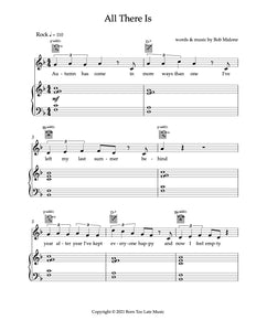 Sheet Music: All There Is